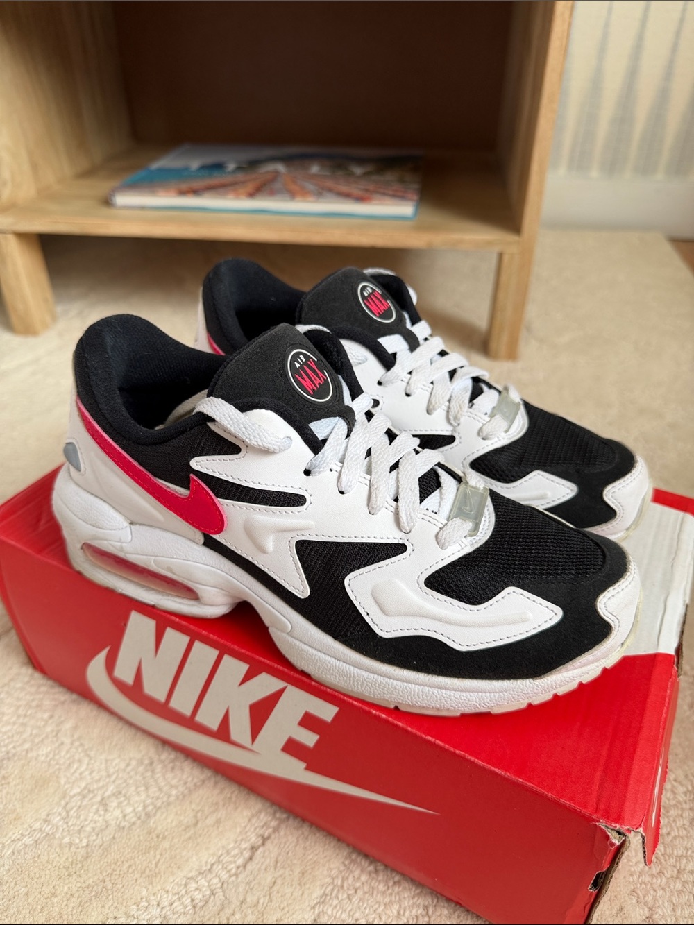 Nike Air Max 2 Light - white/red orbit/black - Picture 2 of 5
